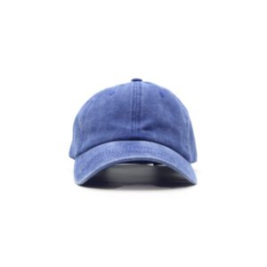 Blue washed cotton cap